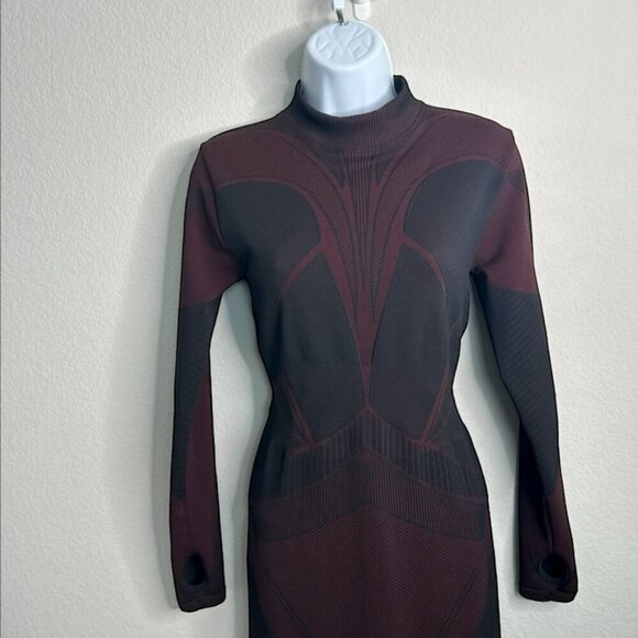 The Giving Movement Textured Geometric Dress Size L Sustainable Art to Wear Goth - Picture 2 of 12